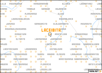 map of La Ceibita