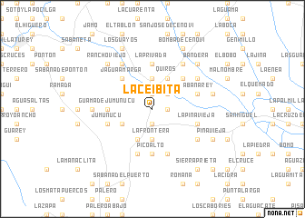 map of La Ceibita