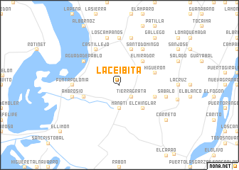 map of La Ceibita