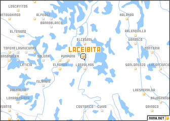 map of La Ceibita