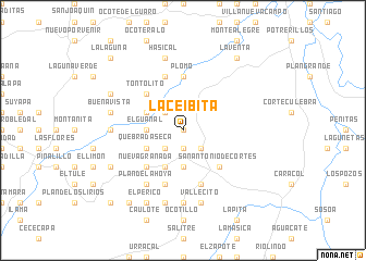 map of La Ceibita