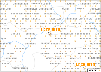 map of La Ceibita