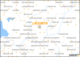 map of La Ceibita