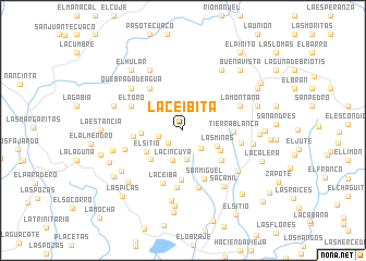 map of La Ceibita