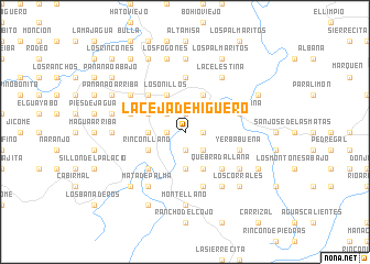 map of La Ceja de Higüero