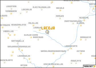 map of La Ceja