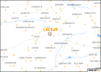 map of La Ceja