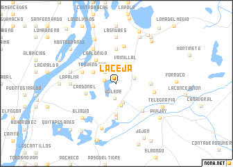 map of La Ceja