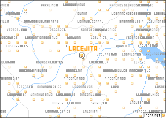 map of La Cejita