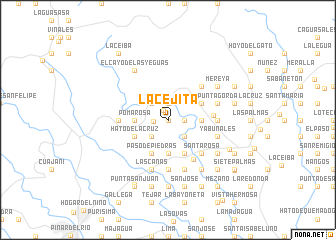 map of La Cejita