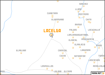 map of La Celda