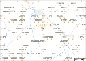 map of La Celette