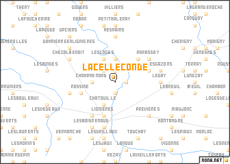 map of La Celle-Condé