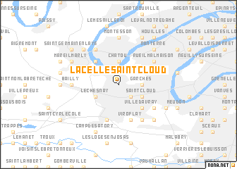 map of La Celle-Saint-Cloud