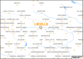 map of La Celle