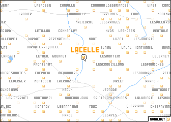map of La Celle