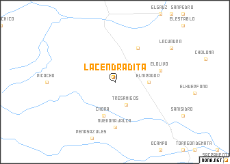 map of La Cendradita