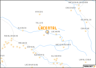 map of La Cental