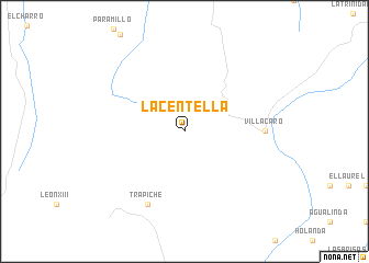 map of La Centella
