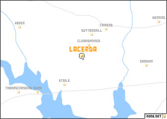 map of La Cerda