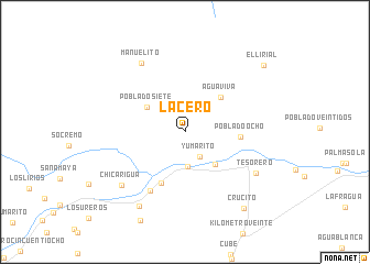 map of Lacero
