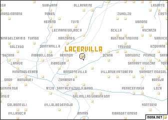 map of Lacervilla