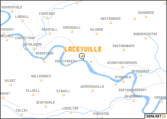 map of Laceyville