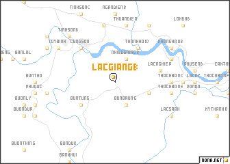 map of Lạc Giang (1)