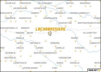 map of La Chabassière