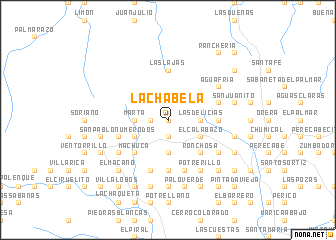 map of La Chabela