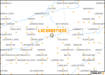 map of La Chabotière