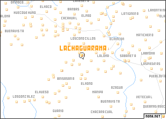 map of La Chaguarama