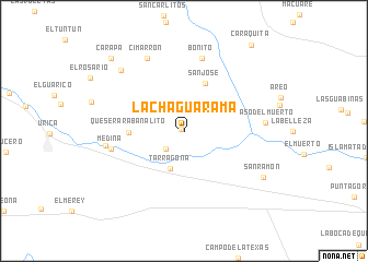 map of La Chaguarama