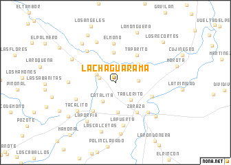 map of La Chaguarama