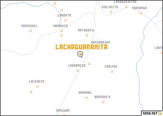 map of La Chaguaramita