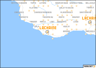 map of La Chaîne