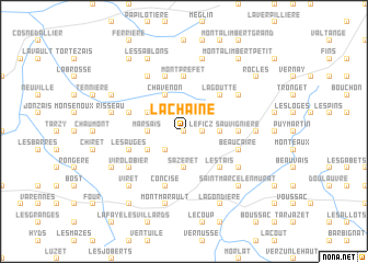 map of La Chaîne