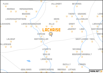 map of La Chaise