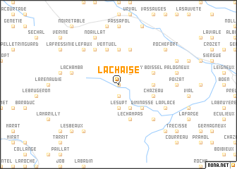 map of La Chaise