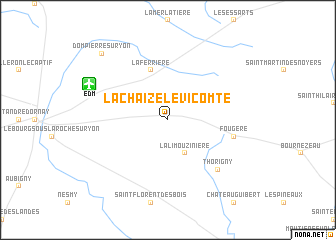 map of La Chaize-le-Vicomte