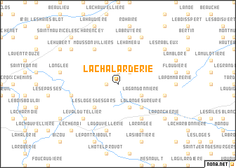 map of La Chalarderie