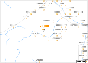 map of La Chal