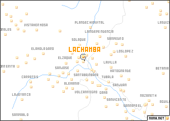 map of La Chamba