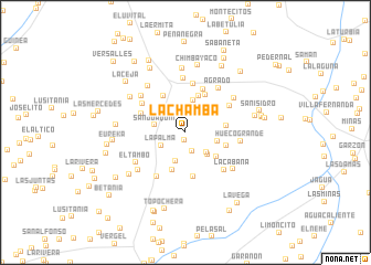 map of La Chamba