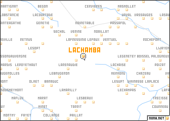 map of La Chamba