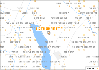 map of La Chambotte