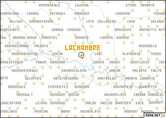 map of La Chambre