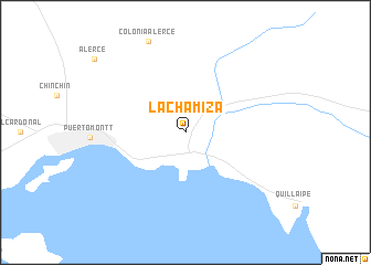 map of La Chamiza