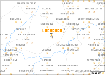 map of La Champa