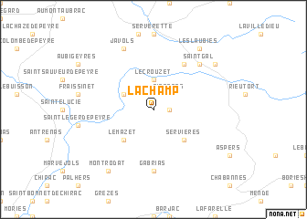 map of Lachamp